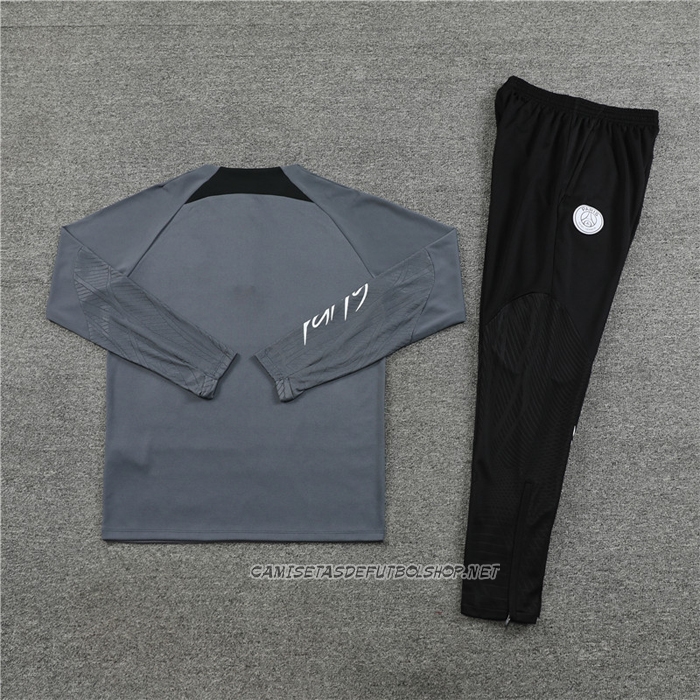 Chandal de Sudadera del Paris Saint-Germain Jordan 23-24 Nino Gris